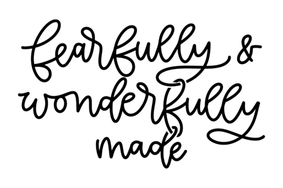Bible Fearfully and Wonderfully Made: A Graphic for Meaningful Crafts