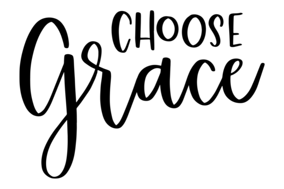 Choose Grace: A Graphic Design Asset for Mindful Blog and Website Branding