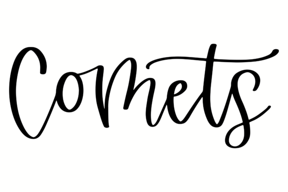 Comets School Mascot: A Stellar Embroidery Design for Craft Projects
