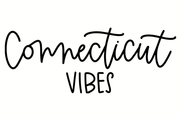 Connecticut Vibes, State Love Graphics for Crafts & Local Branding