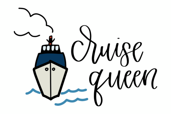 Cruise Queen SVG: A Versatile Graphic Design Asset for Crafters