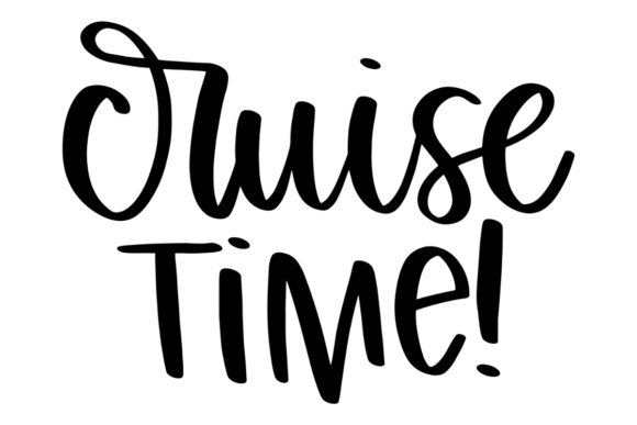 Cruise Time SVG: A Bold Graphic for Crafts and Merchandise