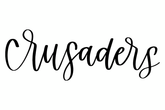 Crusaders Team Spirit SVG for Crafts and Graphics