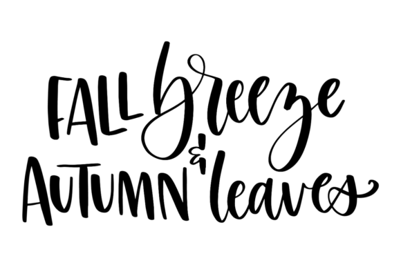 Fall Breeze Autumn Leaves SVG: A Versatile Graphic for Crafts and Seasonal Creations