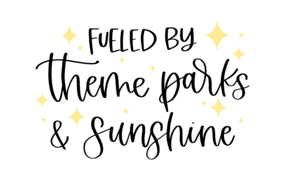 Fueled by Theme Parks and Sunshine: A Graphic for Crafts with a Playful Vibe