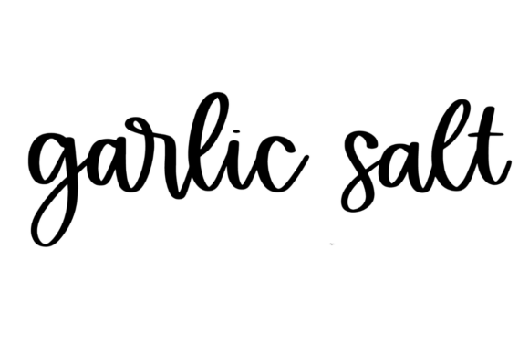 Garlic Salt Graphics: A Sophisticated Design Asset for Local Business Branding