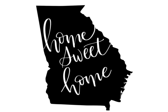 Georgia Home Sweet Home Graphics for Crafts and Creative Projects