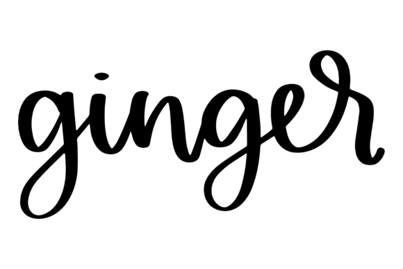 Ginger SVG: A Bouncy Script for Real-World Embroidery Projects