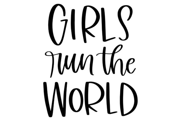 Girls Run the World: A Bold Graphic Design Asset for Local Business Branding