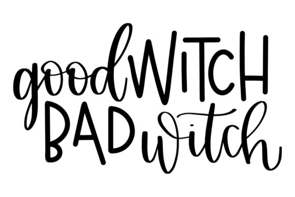 Good Witch Bad Witch Graphics for Crafting Magic