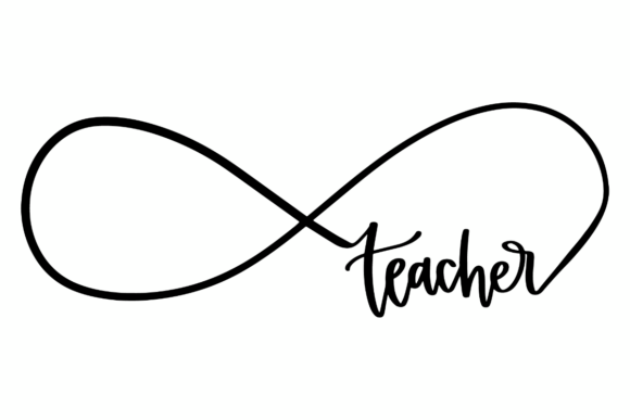 Infinite Teacher: A Graphic Design Asset for Timeless Branding and Marketing