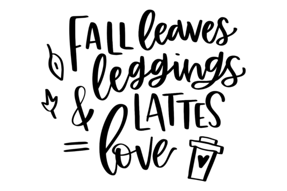 Latte and Fall Lover SVG: A Versatile Graphic for Crafts & Graphics