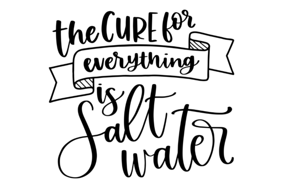 Salt Water Beach SVG: A Versatile Graphic Design Asset for Crafters