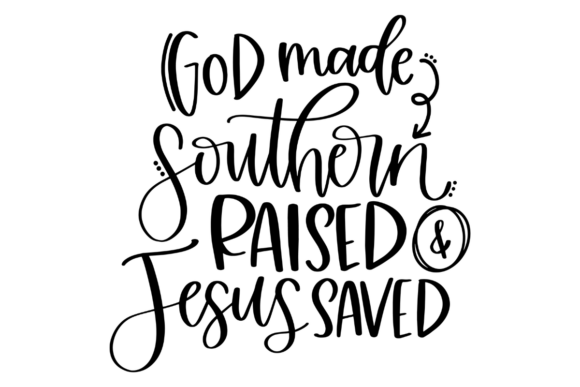 Southern Pride, Jesus Saved: A Graphic Asset with Heart for Crafts and Creative Projects