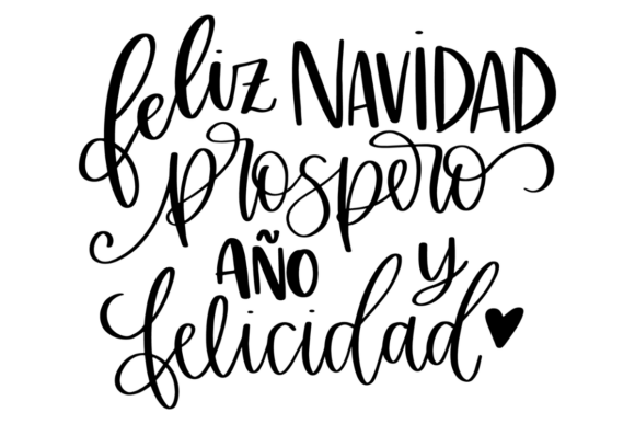 Spanish Merry Christmas SVG: A Festive Graphic Design Asset for Local Business Branding