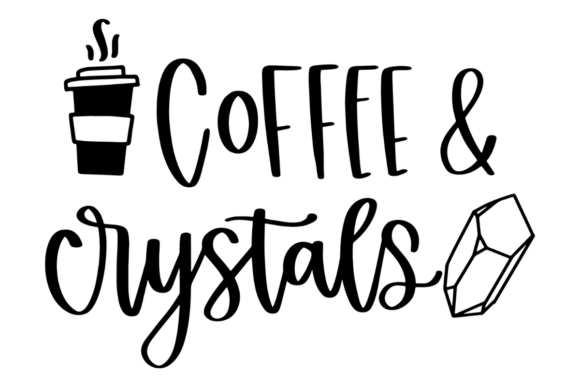 Spiritual Coffee Design: A Mystical Graphic for Creative Marketing