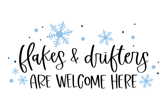 Winter Quote Welcome Sign SVG: A Festive Graphic Design Asset for Crafts and Local Businesses